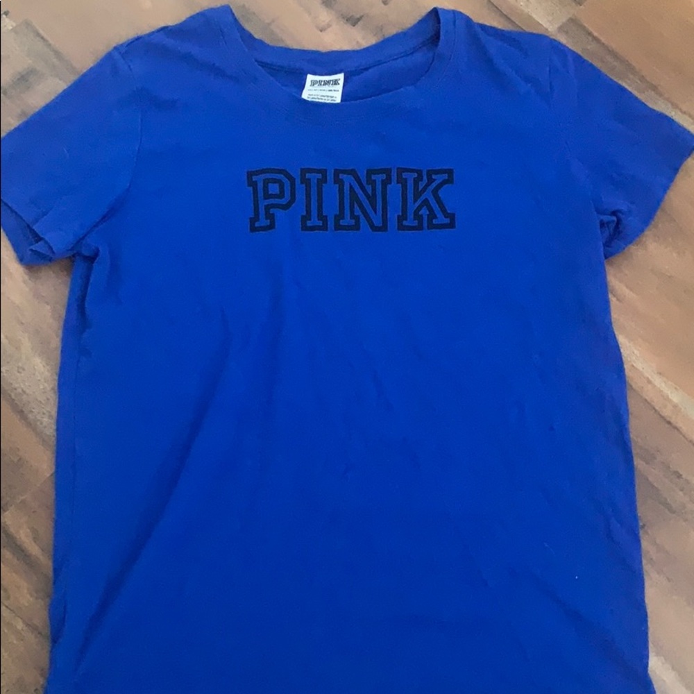 PINK blue tee